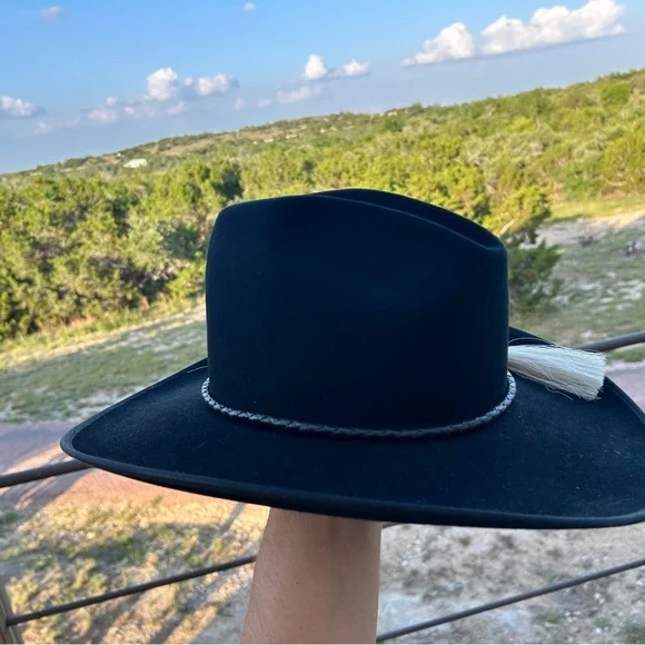Stetson GUS 4X Black Felt Hat. Old West Collection - Picture 2 of 8